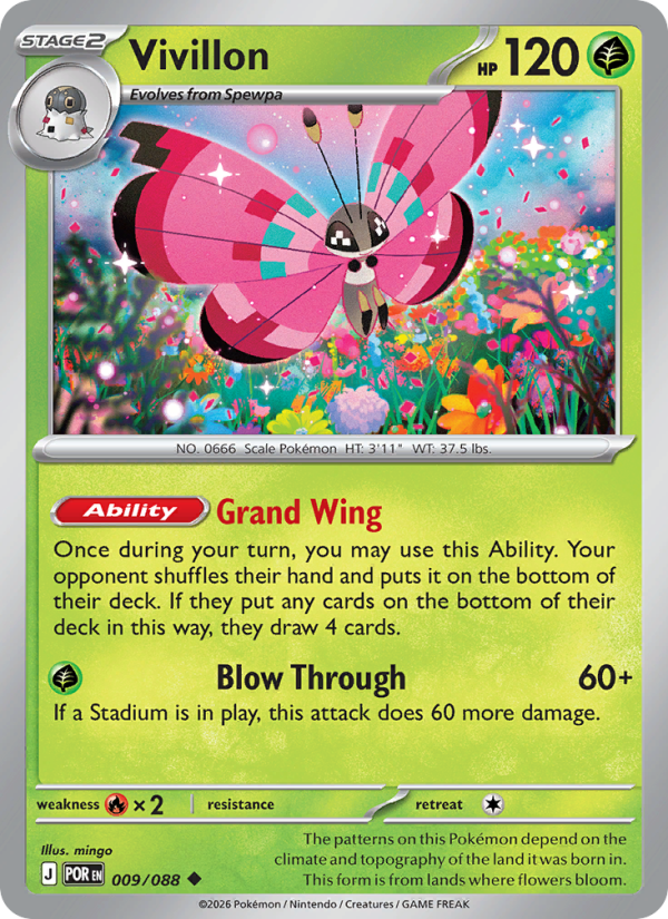 Vivillon #009/088 | Perfect Order | Pokémon TCG