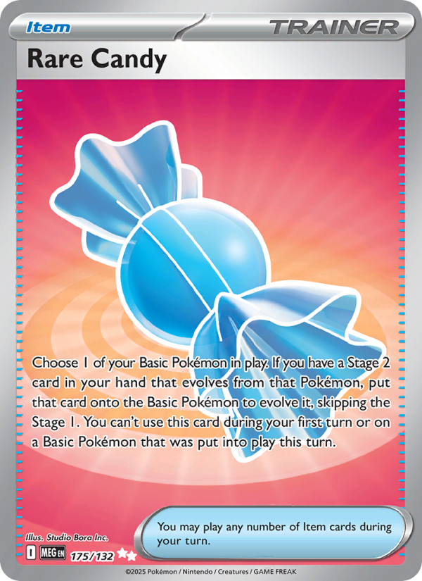 Rare Candy #175/132 | Mega Evolution | Pokémon TCG