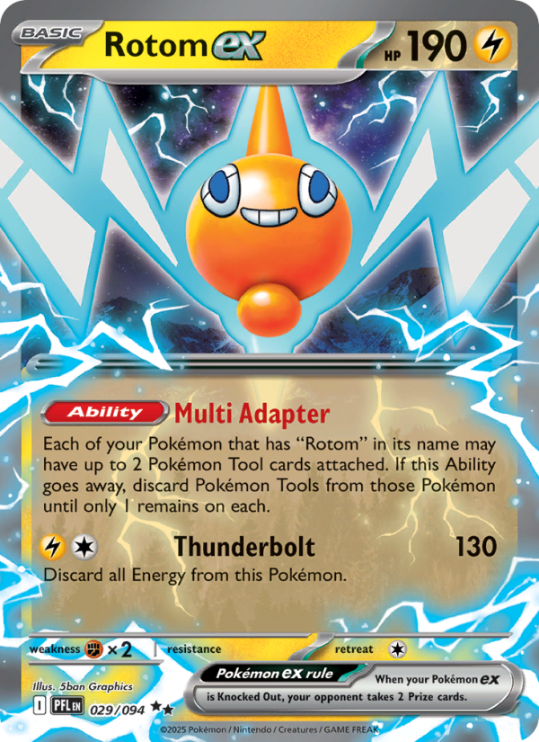 Rotom ex #029/094 | Phantasmal Flames | Pokémon TCG