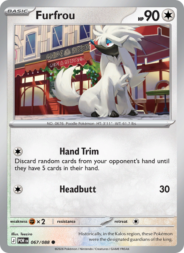 Furfrou #067/088 | Perfect Order | Pokémon TCG