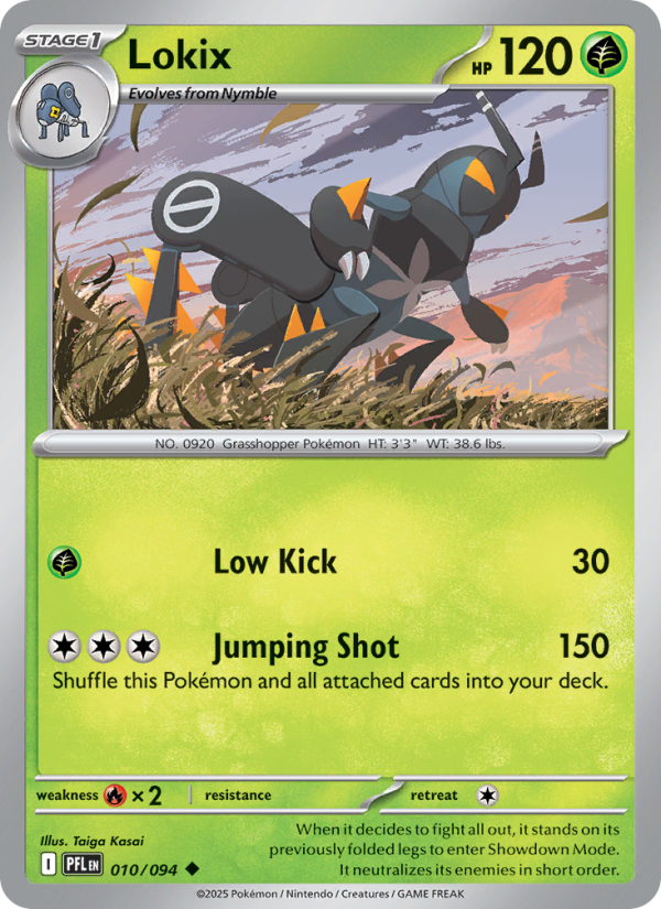 Lokix #010/094 | Phantasmal Flames | Pokémon TCG