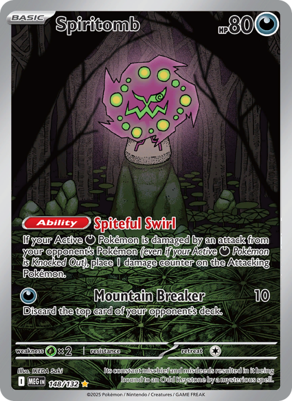 Spiritomb #148/132 | Mega Evolution | Pokémon TCG