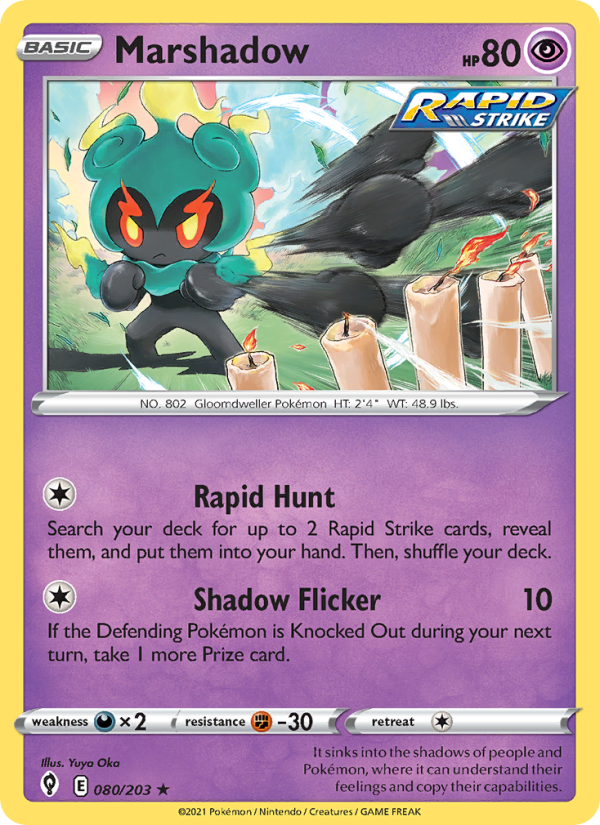 Marshadow #080/132 | Mega Evolution | Pokémon TCG