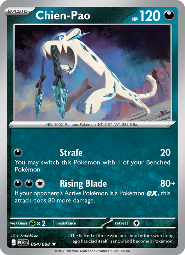 Chien-Pao #054/088 | Perfect Order | Pokémon TCG