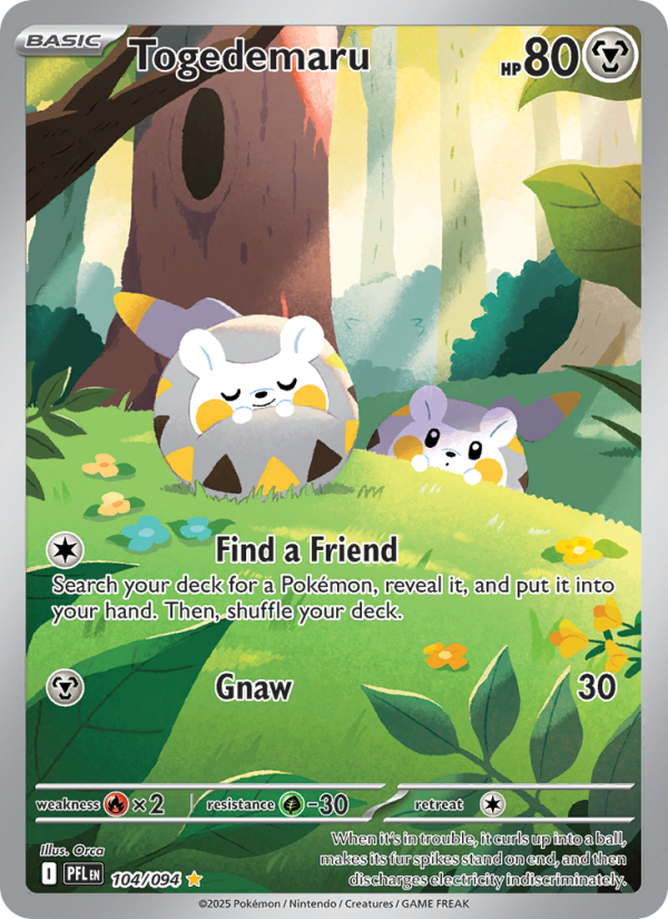 Togedemaru #104/094 | Phantasmal Flames | Pokémon TCG
