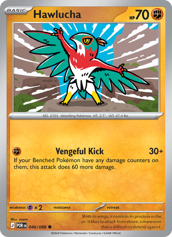 Hawlucha #046/088 | Perfect Order | Pokémon TCG