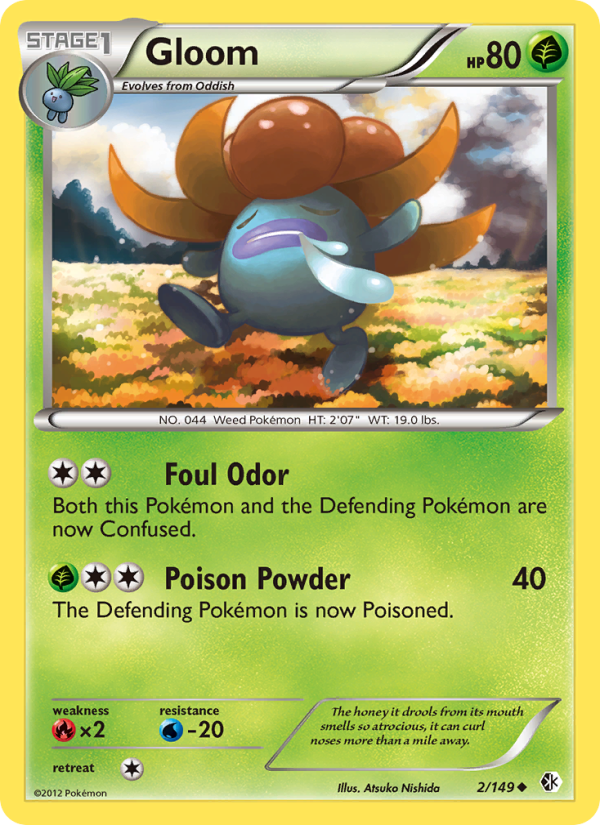 Gloom #002/094 | Phantasmal Flames | Pokémon TCG