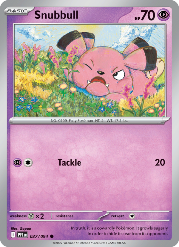 Snubbull #037/094 | Phantasmal Flames | Pokémon TCG