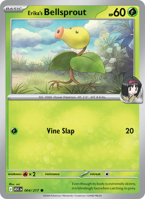 Erika's Bellsprout #004/217 | Ascended Heroes | Pokémon TCG