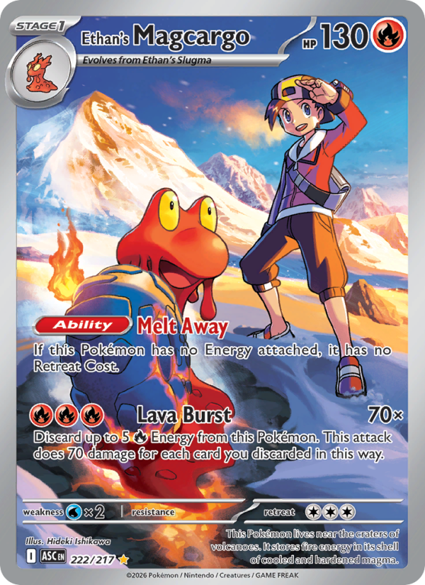 Ethan's Magcargo #222/217 | Ascended Heroes | Pokémon TCG