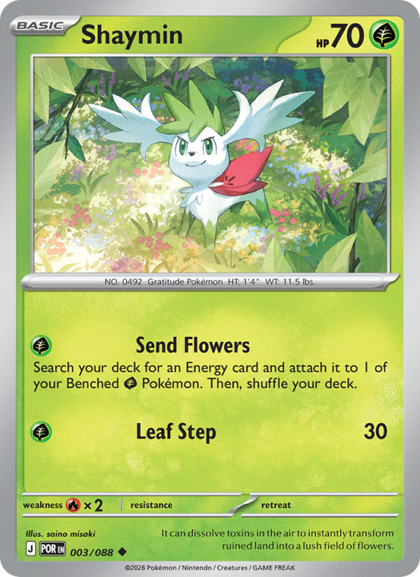 Shaymin #003/088 | Perfect Order | Pokémon TCG