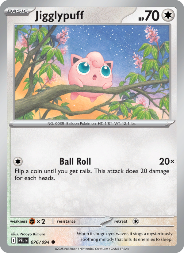 Jigglypuff #076/094 | Phantasmal Flames | Pokémon TCG