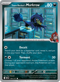 Team Rocket's Murkrow (Energy Symbol Pattern) #126/217 | Ascended Heroes | Pokémon TCG