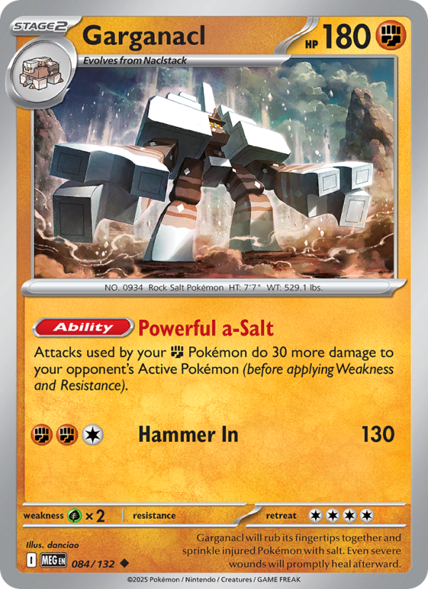 Garganacl #084/132 | Mega Evolution | Pokémon TCG