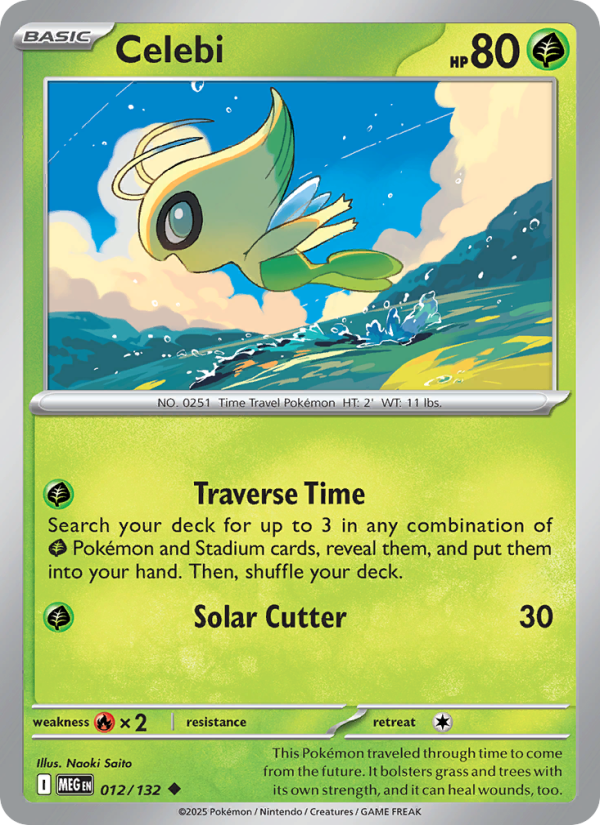 Celebi #012/132 | Mega Evolution | Pokémon TCG