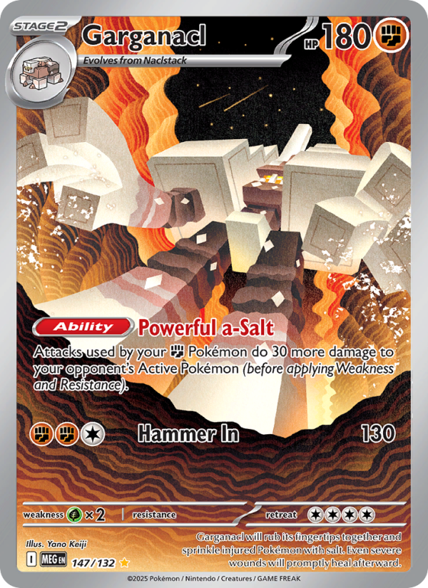 Garganacl #147/132 | Mega Evolution | Pokémon TCG