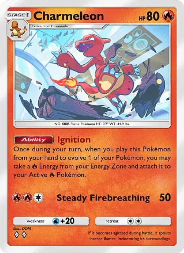 Charmeleon #012/094 | Phantasmal Flames | Pokémon TCG