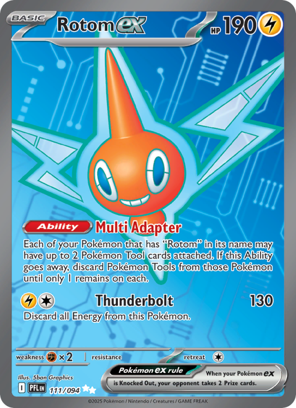 Rotom ex #111/094 | Phantasmal Flames | Pokémon TCG
