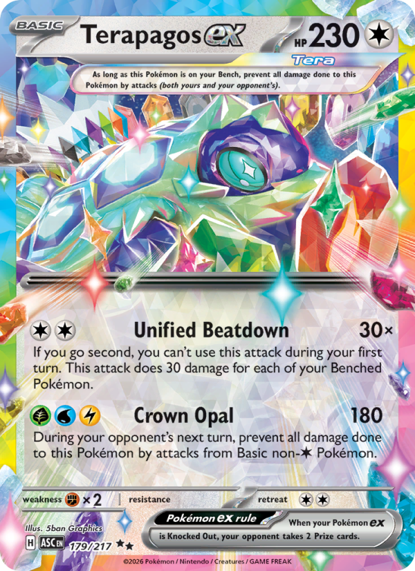 Terapagos ex #179/217 | Ascended Heroes | Pokémon TCG