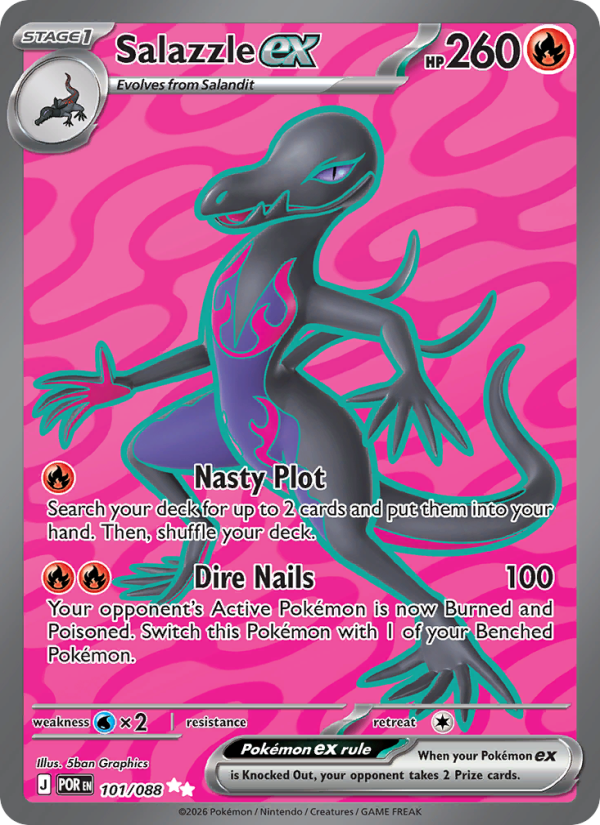 Salazzle ex #101/088 | Perfect Order | Pokémon TCG