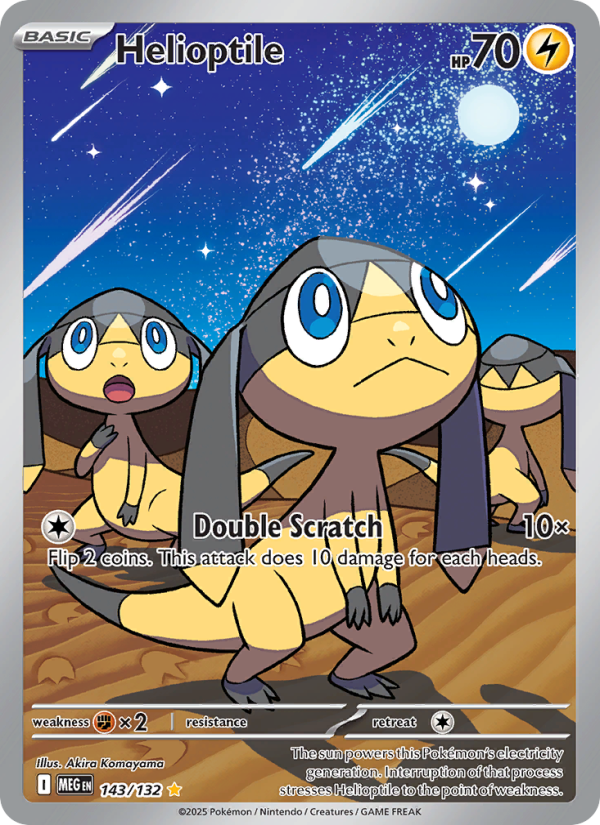 Helioptile #143/132 | Mega Evolution | Pokémon TCG