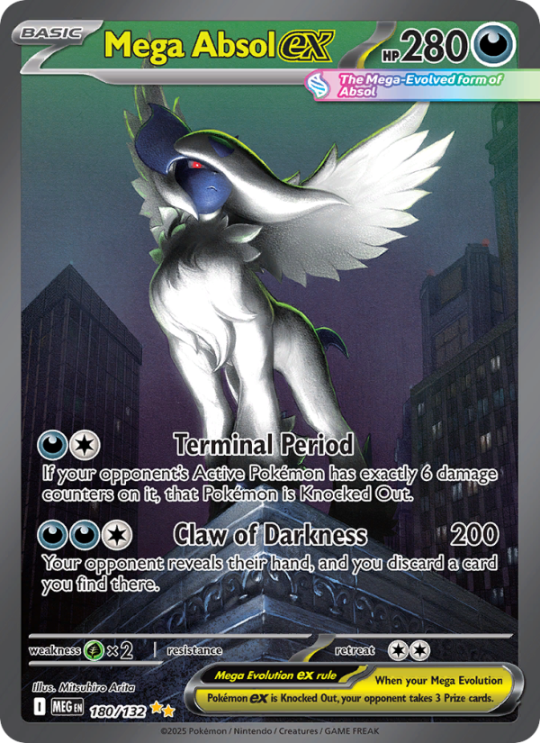 Mega Absol ex #180/132 | Mega Evolution | Pokémon TCG