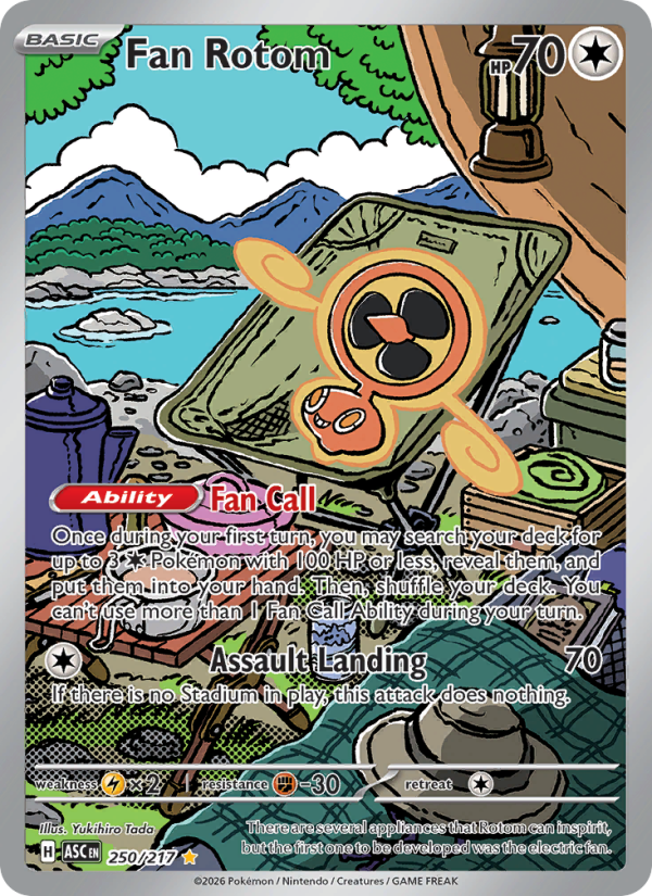 Fan Rotom #250/217 | Ascended Heroes | Pokémon TCG