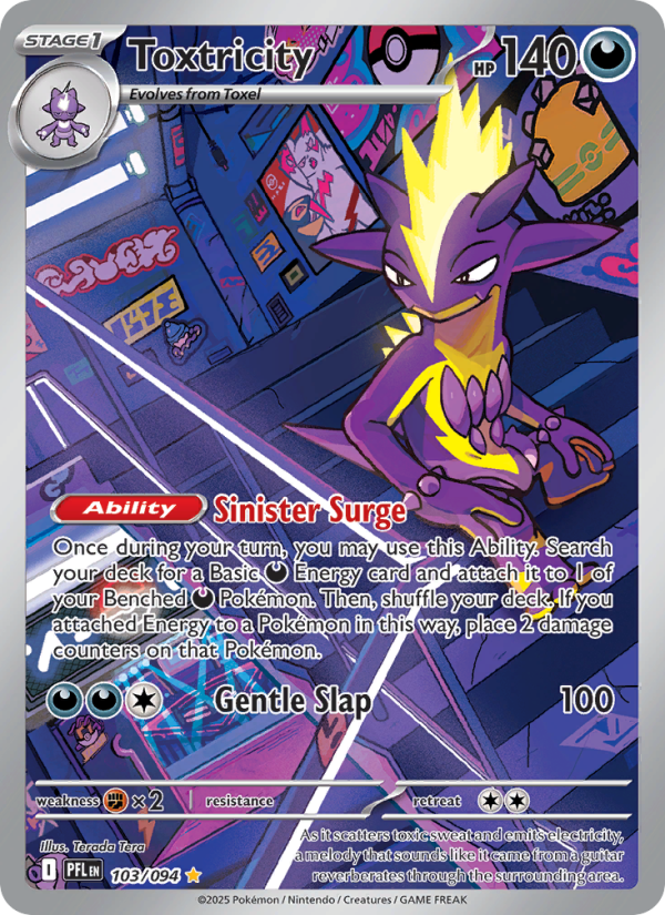 Toxtricity #103/094 | Phantasmal Flames | Pokémon TCG