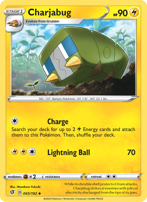 Charjabug (Energy Symbol Pattern) #065/217 | Ascended Heroes | Pokémon TCG