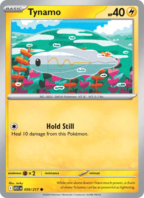 Tynamo #059/217 | Ascended Heroes | Pokémon TCG