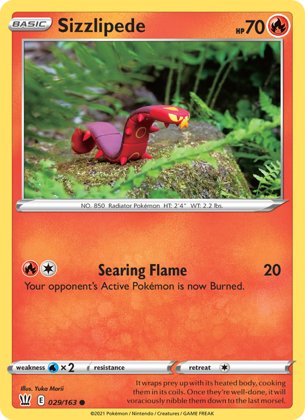 Sizzlipede #029/132 | Mega Evolution | Pokémon TCG