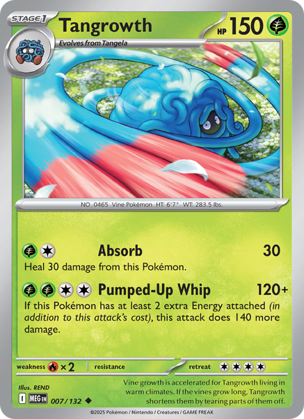 Tangrowth #007/132 | Mega Evolution | Pokémon TCG