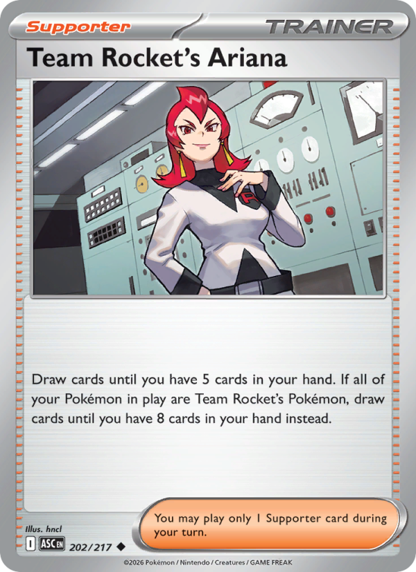 Team Rocket's Ariana #202/217 | Ascended Heroes | Pokémon TCG