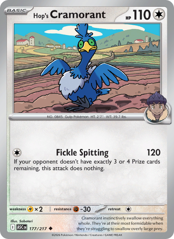 Hop's Cramorant #177/217 | Ascended Heroes | Pokémon TCG