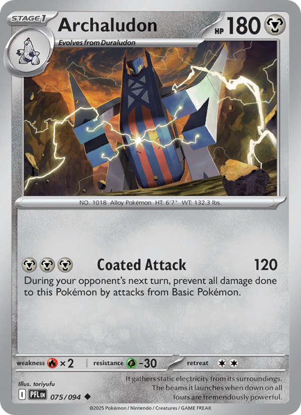 Archaludon #075/094 | Phantasmal Flames | Pokémon TCG