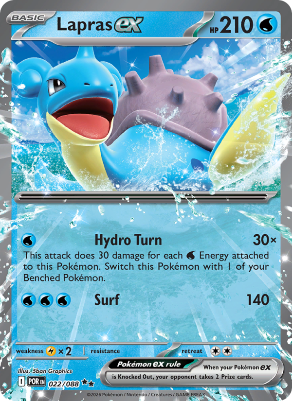 Lapras ex #022/088 | Perfect Order | Pokémon TCG