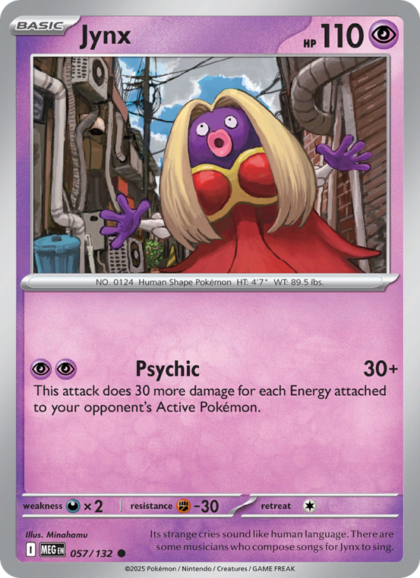 Jynx #057/132 | Mega Evolution | Pokémon TCG