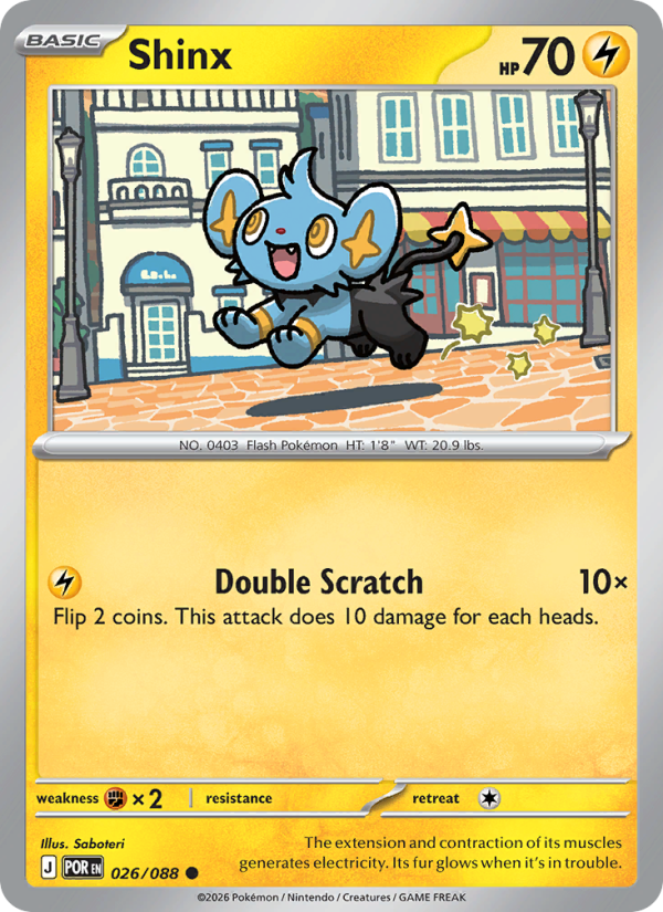 Shinx #026/088 | Perfect Order | Pokémon TCG
