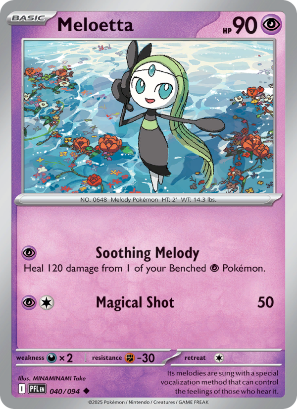 Meloetta #040/094 | Phantasmal Flames | Pokémon TCG