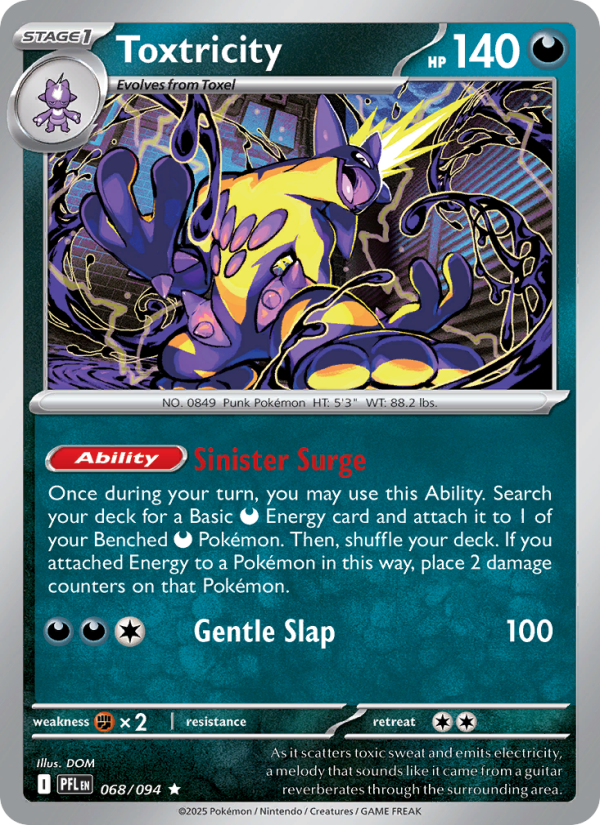 Toxtricity #068/094 | Phantasmal Flames | Pokémon TCG