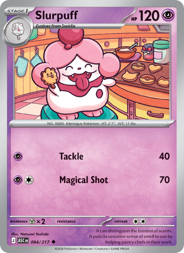 Slurpuff (Love Ball) #094/217 | Ascended Heroes | Pokémon TCG