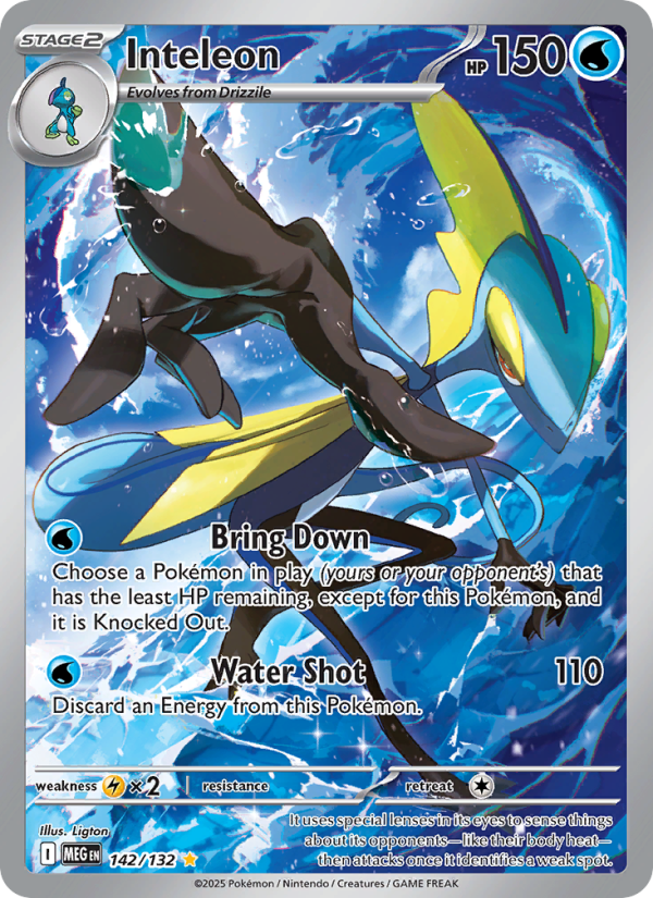 Inteleon #142/132 | Mega Evolution | Pokémon TCG