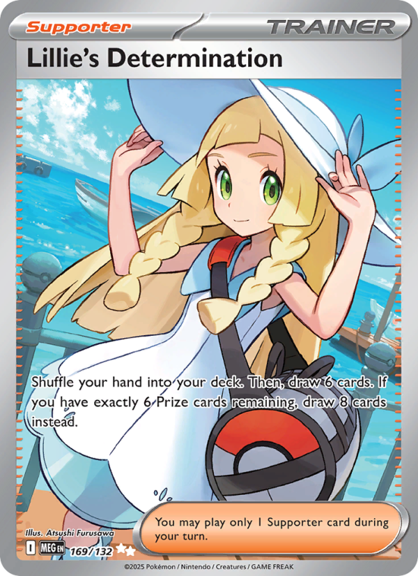 Lillie's Determination #169/132 | Mega Evolution | Pokémon TCG