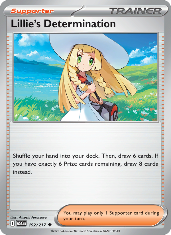 Lillie's Determination #192/217 | Ascended Heroes | Pokémon TCG