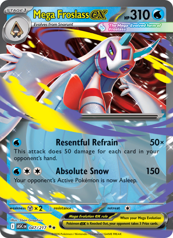 Mega Froslass ex #047/217 | Ascended Heroes | Pokémon TCG