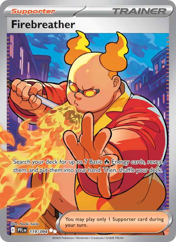 Firebreather #119/094 | Phantasmal Flames | Pokémon TCG
