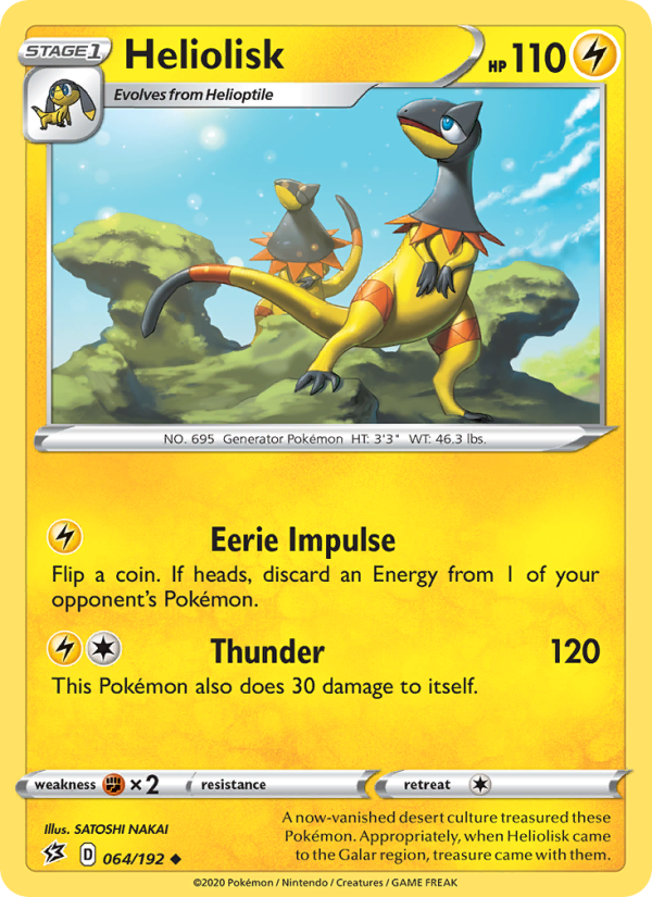 Heliolisk (Quick Ball) #064/217 | Ascended Heroes | Pokémon TCG