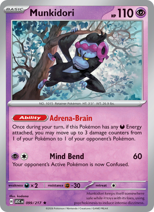 Munkidori #099/217 | Ascended Heroes | Pokémon TCG