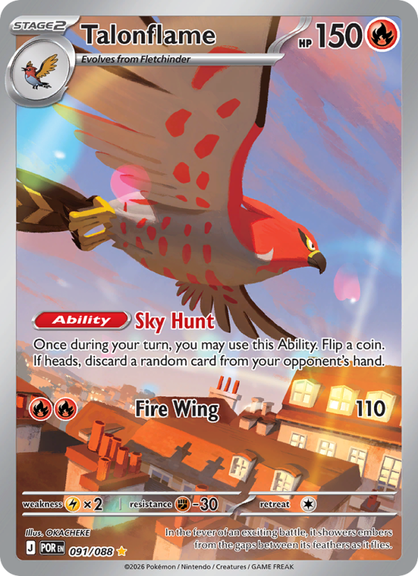 Talonflame #091/088 | Perfect Order | Pokémon TCG