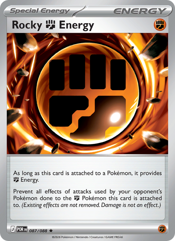 Rocky Fighting Energy #087/088 | Perfect Order | Pokémon TCG